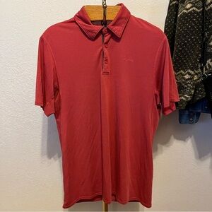PATAGONIA ~ Worn Wear Men’s Red Collar Henley Tee